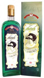 4501624Κ FRUKO S. ABSINTH GREEN FLASK GL.