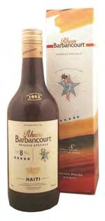 PREMIUM ΡΟΥΜΙ 4701094Κ BARBANCOURT 5* HAITI 8 Y.O. 43% (6 X 70 CL) - ΑΪΤΗ 4701067Κ BARBANCOURT 5* HAITI 8 Y.