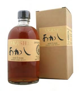 46% (6 X 50 CL) 4902352Κ AKASHI JAPANESE WHISKY 5 Y.O. G.