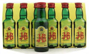 ΜΙΝΙΑΤΟΥΡΕΣ 4800649Κ J & B WHISKY IN PET BTL 40% (1 X 5 CL)