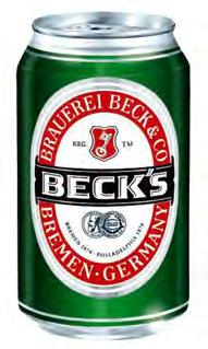 ΜΠΥΡΕΣ ΣΕ ΚΟΥΤΙ 2401275Κ BECKS BEER IN TINS 5% (24 X 33 CL) 2401376Ε BERLIN