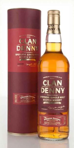 CERAMIC CLAN DENNY SINGLE MALT KNOCKEEN HILLS IRISH POTEEN