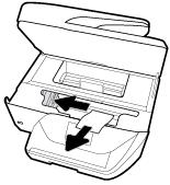 Εάν δεν αφαιρέσετε όλα τα κομμάτια χαρτιού από τον εκτυπωτή, είναι πιθανό να δημιουργηθούν περισσότερες εμπλοκές χαρτιού. β.