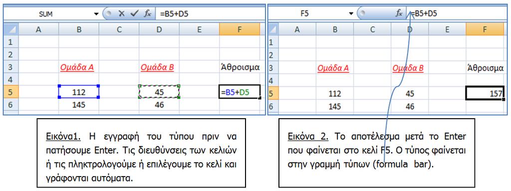 Β4.1.4 Επεξεργασία αριθμητικών δεδομένων Τι θα μάθουμε σήμερα: Να δημιουργούμε τύπους Να αντιγράφουμε τύπους Να αναγνωρίζουμε, να επεξηγούμε και να διορθώνουμε τα βασικά μηνύματα λάθους. 1.