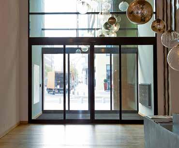 Αυτόματες περιστρεφόμενες πόρτες Οι αυτόματες περιστρεφόμενες πόρτες Hörmann είναι γενικής χρήσης και επιτρέπουν τη διέλευση σε ΑΜΕΑ.