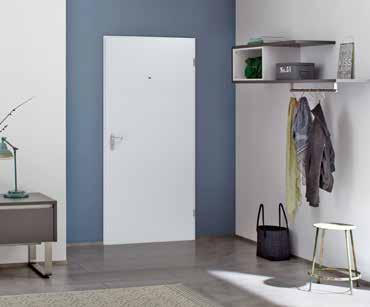 Ασφαλείς πόρτες διαμερισμάτων Με την πόρτα πυρασφαλείας και ασφαλείας WAT της Hörmann έχετε κάνει τη σωστή επιλογή π.χ. για πόρτες διαμερισμάτων πολυκατοικιών.