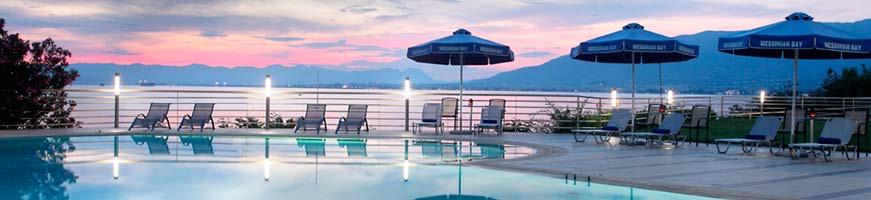 Buca Beach Resort 5* Παραλία Ανάληψης - Μεσσήνη Απολαύστε τα πιο παρθένα σημεία της βόρειας πλευράς του Μεσσηνιακού Κόλπου στην όμορφη Πελοπόννησο, όπου περιτριγυρισμένα από πράσινα δάση και μια
