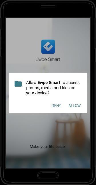 Impostazioni Scaricare e installare l'applicazione Scansiona il codice QR con lo smartphone per scaricare l'applicazione Ewpe Smart.