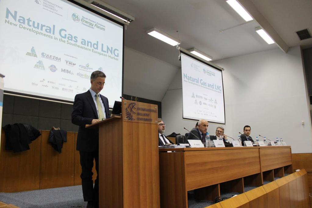 1η Συνεδρία: Όψεις και Προοπτικές του Φυσικού Αερίου στη Νοτιοανατολική Ευρώπη, Υποδομές και Αγορές: Ελλάδα, Ιταλία, Αλβανία, Βουλγαρία ΠΓΔΜ και Σερβία.
