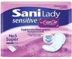 Φροντίδα για εσάς και το σπίτι σας! SANI LADY sensitive super No5 σερβιέτες ακράτειας 10 τεμάχια τιμή πακ.