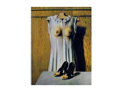 הנס כפרדוקס בחסד האל Rene Magritte, The Philosophy of the Boudoir, 1947 0il, Private Collection. Reproduced by Permission of the Magritte Estate by ADAGP, Paris.