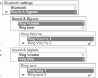 Τηλέφωνο 133 Bluetooth χρησιμοποιώντας το κουμπί MENU-TUNE με τον περιστροφικό διακόπτη και στη συνέχεια χρησιμοποιήστε το κουμπί MENU-TUNE με τον περιστροφικό διακόπτη για να ρυθμίσετε το στοιχείο