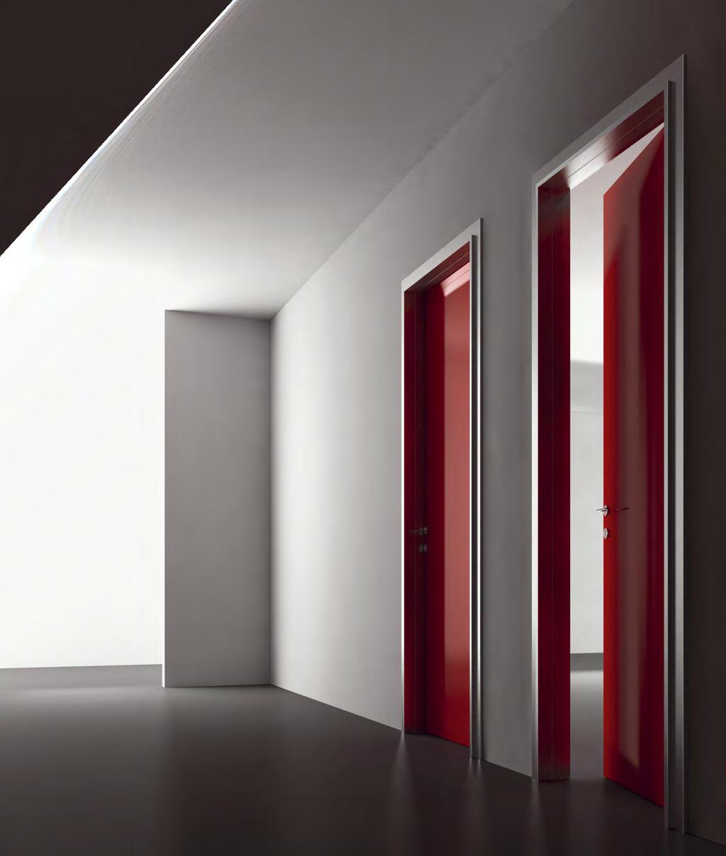 Interno suite doors suite 300 Κάσα αλουμινιου Minimal για τοιχοποιία πάχους από 100 mm έως