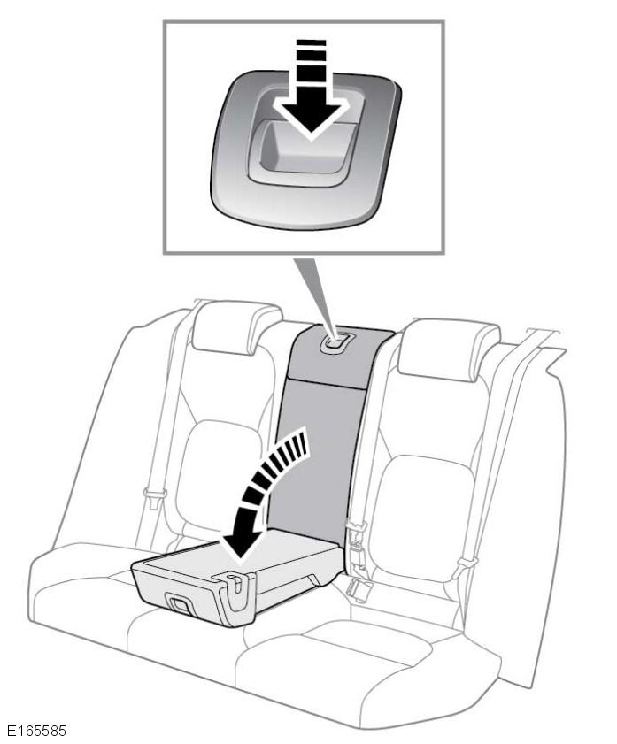 R Πίσω καθίσματα Η κεντρική πλάτη καθίσματος μπορεί επίσης να απασφαλιστεί ξεχωριστά.