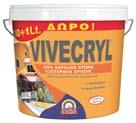 203916 VIVECRYL THERMOELASTIC Ελαστομερές χρώμα Θερμομονωτικό και