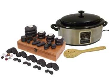 ΤΕΜΑΧΙΩΝ Hot stones set (60 τεμαχίων) 278 +ΦΠΑ* Ψηφιακή θερμάστρα για πέτρες βασάλτη Χωρητικότητα για 60 πέτρες βασάλτη Εύρος θερμοκρασίας: 105º-106º F ή 40,
