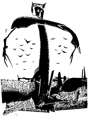 Fawzi: Έρευνα, λινόλαιο,1962.