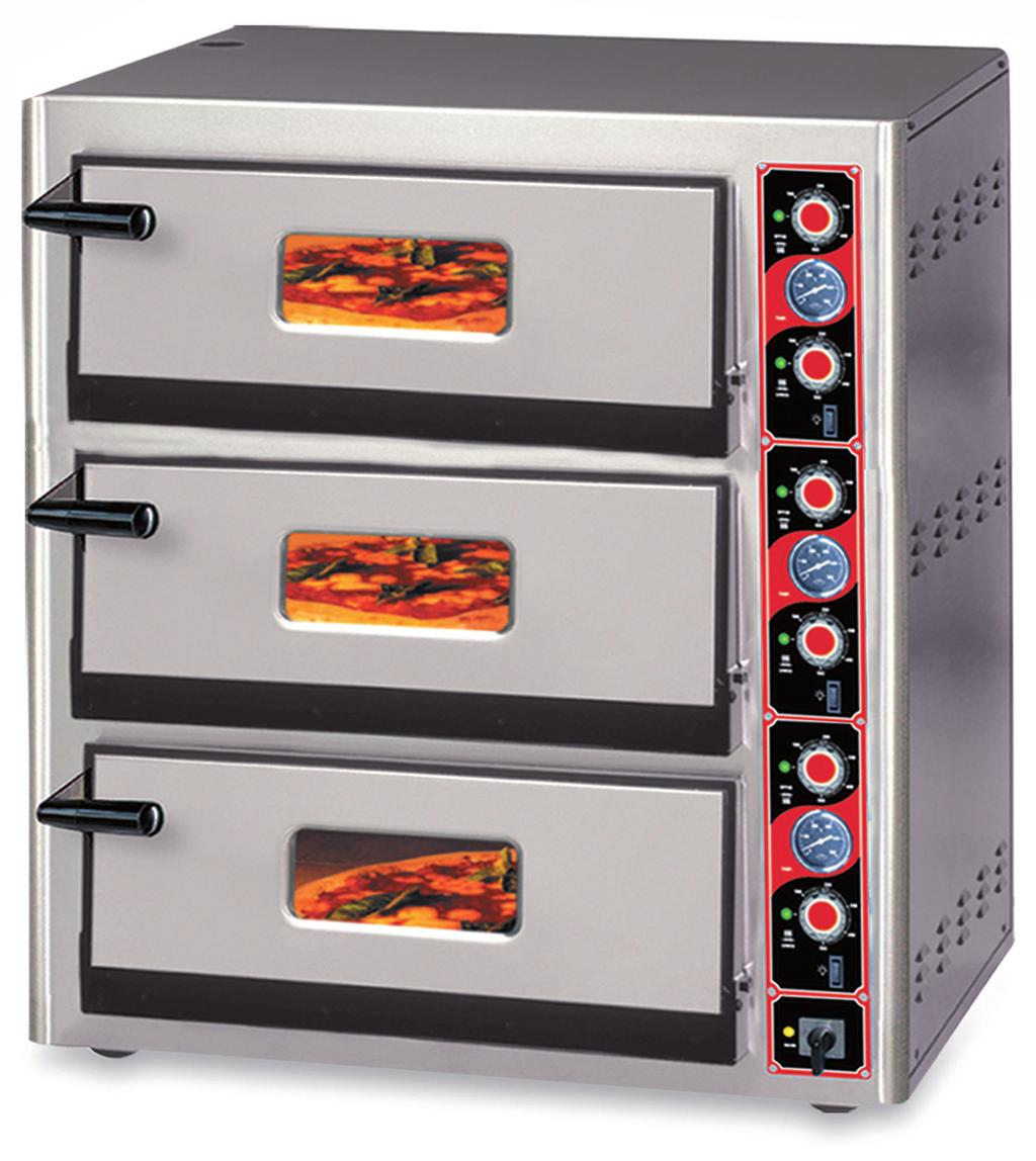 Ισχύς : 4Kw/ 230Volt. Τιμή : 468 206 Φούρνος πίτσας ανοξείδωτος επιτραπέζιος IZMAK Τουρκίας. PB-T2680. Τεχνικά χαρακτηριστικά : Με θερμοστάτη για την ρύθμιση της θερμοκρασίας 50-500 C.