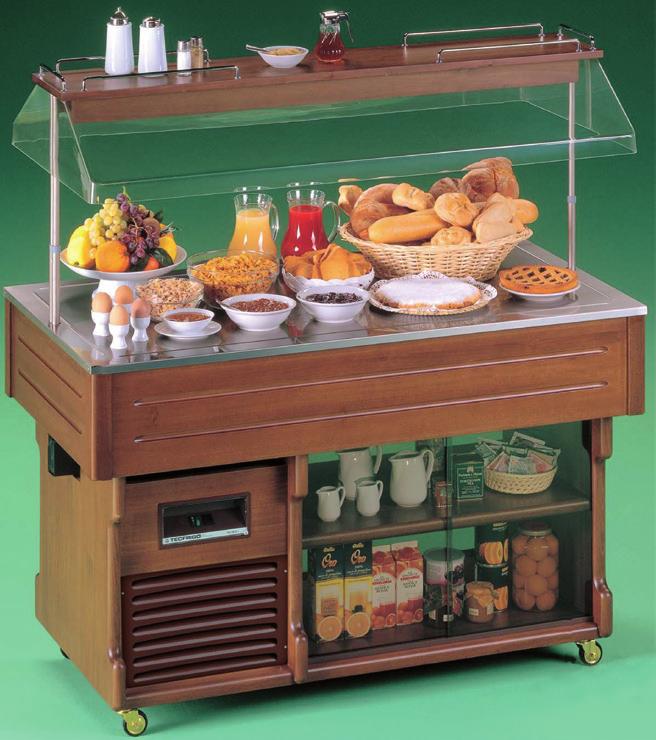 90 Buffet θερμαινόμενο με κεραμική επιφάνεια. : 200x00x90x44cm. Θερμοκρασία ; +30/+0ºC.