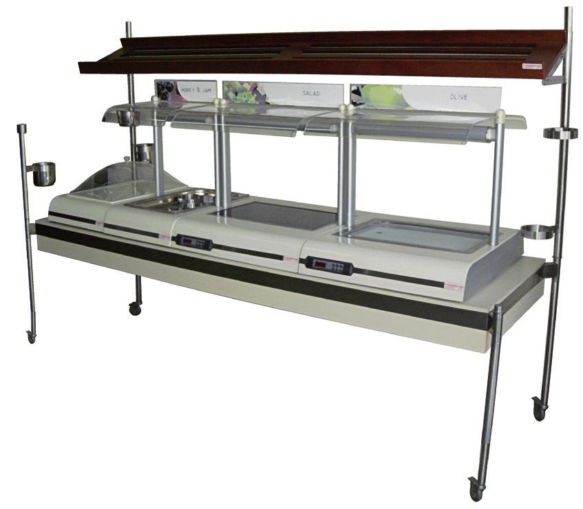 WHITE PEARL ABW220 Buffet με ψυχόμενη επιφάνεια. : 200x00x90x44cm. Θερμοκρασία: -5ºC.