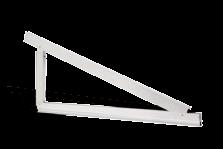 Επίπεδη στέγη ΣΥΣΤΗΜΑΤΑ ΣΤΗΡΙΞΗΣ ΓΙΑ ΕΠΙΠΕΔΗ ΣΤΕΓΗ Τρίγωνο ανύψωσης για επίπεδη στέγη Αλουμίνιο (EN-AW-6063 T6) Προσαρμόσιμο