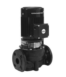 la + C Presiune max. de funcţionare: până la 1 bar Construcţie Pompele Grundfos TP Seria 0 şi Seria 0 sunt pompe monoetajate, monobloc cu de aspiraţie şi de refulare în linie de diametru identic.