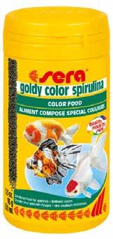 Η υψηλή περιεκτικότητα σε Spirulina υποστηρίζει ιδανικά την διαδικασία του χρωματισμού των υπέροχων αυτών ψαριών.