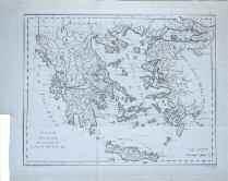 80-100 1439 GRECE, ARCHIPEL, ET PARTIE DE L'ASIE MINEURE. Grave par Thuillier fils.