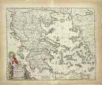 Tabula Multis locis hodiernis recens Aueta et Correcta per F. de Wit. Amsterdam, ca 1660.