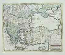 Χαλκόγραφος χάρτης της πόλης των Χανίων κατά την πολιορκία της από τον Οθωμανικό Στρατό μεταξύ 1667 και 1668.
