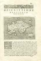 [Zacharakis 3558/2314] 250-300 1413 PORCACCHI TOMASO DESCRITTIONE DELL'ISOLA DI SCIO, 1572.