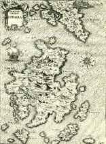 1430 LASOR A. ISOLA DI CERIGO. Cythera. 1713. Χαλκόγραφος χάρτης των Κυθήρων. Διαστάσεις 15,5 χ 21 εκ.