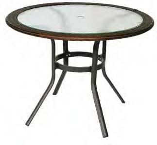 RATTAN 101031 00147800 Τραπέζι στρογγυλό με