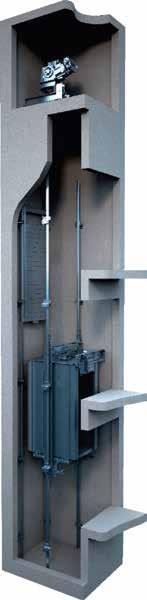 Μηχανικοί Ανελκυστήρες Metron με Μηχανοστάσιο Metron Machine Room Traction Lifts 15 Χαρακτηριστικά / Specifications - Μειωμένο κόστος κτήσης και εγκατάστασης. - Εξαιρετική ποιότητα κίνησης.