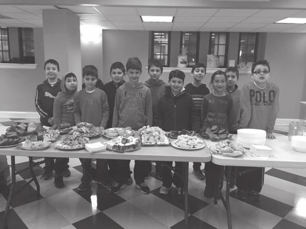 They passed out ham sandwiches that they made themselves and helped serve hundreds of homeless and less fortunate.