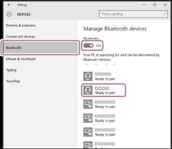 να ενεργοποιήσετε τη λειτουργία BLUETOOTH. 4.