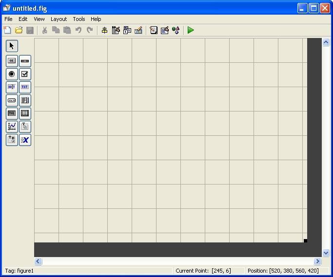 Εικόνα 1: Στιγμιότυπο σχεδίασης του GUI.