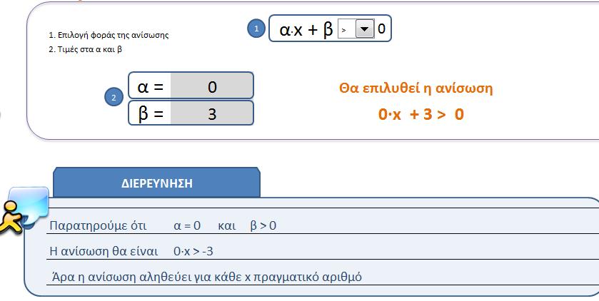 ανίςωςησ αντί 1 x θα εμφανίζεται x Στην