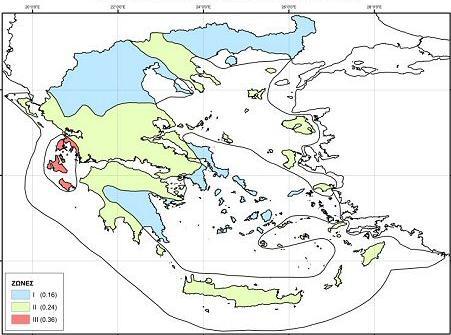 ΧΑΡΤΗΣ Β.1 Νέος Χάρτης Σεισμικής Επικινδυνότητας ΠΗΓΗ: ΟΑΣΠ Από τα δεδομένα του σεισμού της 09.