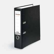 nichelat inel de prindere pe cotor, buzunar pentru etichete interschimbabile capacitate de până la 600 de coli (80 mm), respectiv 350 coli (50 mm) Cod Lăţime (mm) Unitate de
