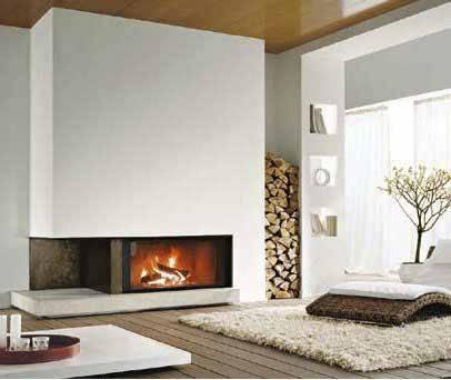 06% Fireplace high thermal efficiency boiler, Sliding door.