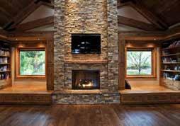 Monoblock fire place made out of