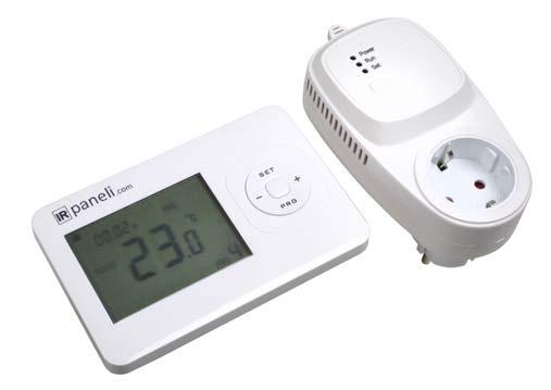 nastavitve SD-T4002 je digitalni podometni termostat z nastavljivim programom ter ekranom na dotik, s katerim regulirate