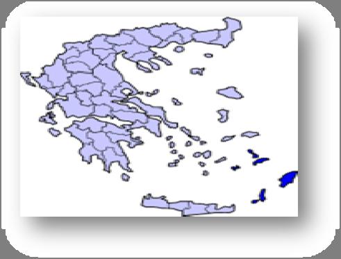 ΚΕΦΑΛΑΙΟ 3: ΓΕΩΓΡΑΦΙΚΑ ΣΤΟΙΧΕΙΑ ΔΩΔΕΚΑΝΗΣΟΥ 3.1 ΘΕΣΗ ΔΩΔΕΚΑΝΗΣΟΥ Ο νομός Δωδεκανήσου είναι ένας από τους 51 νομούς της Ελλάδας και ανήκει στην περιφέρεια του Νοτίου Αιγαίου.