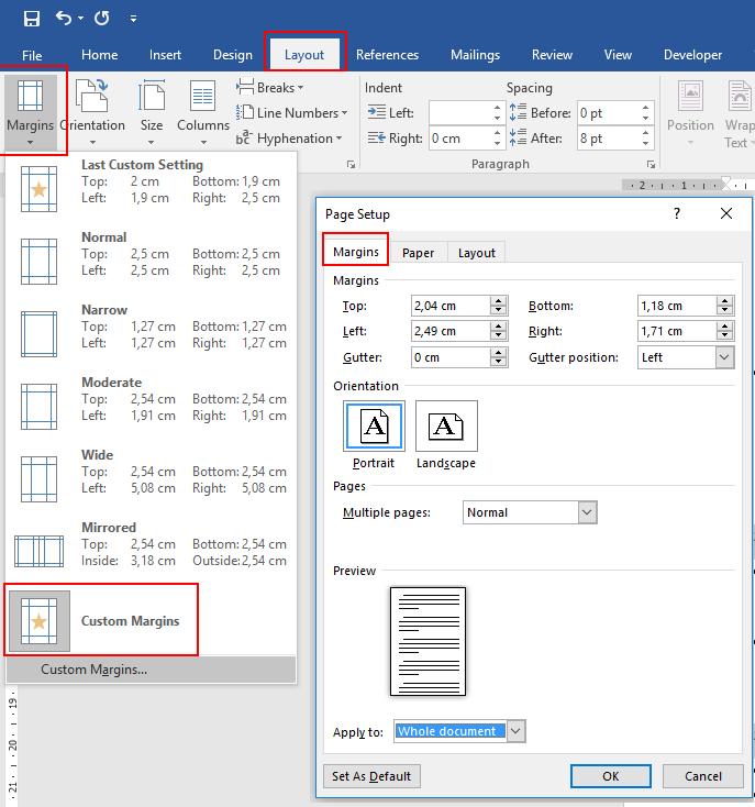 Obrada teksta MS Word 2016 2.