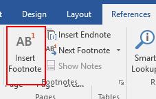 Obrada teksta MS Word 2016 2.16 Umetanje fusnota Fusnota je bilješka koja sadrži podatke o izvoru literature za citat u dokumentu ili nekakvo objašnjenje.