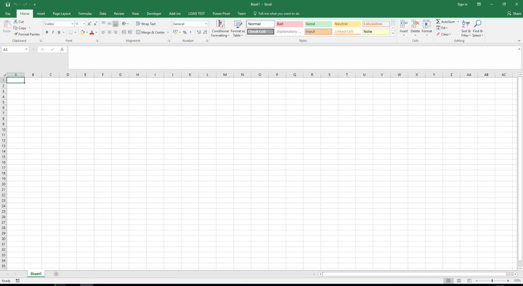1 Pokretanje programa Excel Excel se može pokrenuti kao i bilo koja druga Windows aplikacija: 1) Preko izbornika START > Excel 2016 2) Preko Shortcuta na Desktopu Slika 49 Ikona programa MS Excel