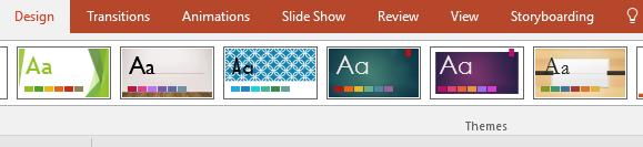 graphics. Slika 68 Oblikovanje pozadine 4.7 Korištenje Tema Microsoft PowerPoint nudi nekoliko gotovih tema.