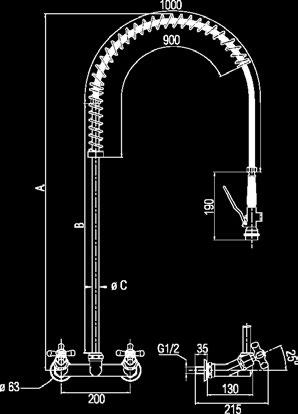 οπών με βρύση C two hole tap & shower