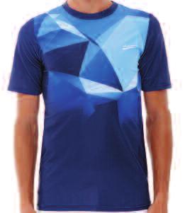 Τεχνικό T-Shirt µε εκτύπωση digital σε απαλό υπεραπορροφητικό Ύφασµα κατασκευασµένο στην Ιταλία.